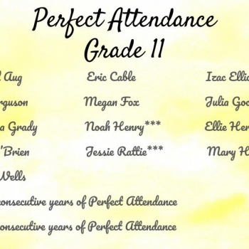 Grade 9-11 Awards